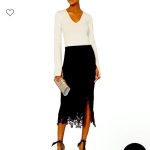 Jonathan Simkhai Lace Pencil Skirt